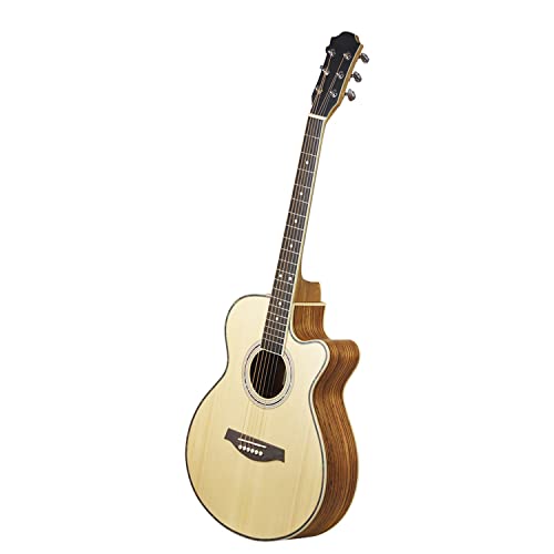 MEIeynt Épicéa Acoustic Acustica Guitar Cutaway pour Débutants Étudiants Enfants avec Kit Avancé Droitier, 40 Pouces… - Les Beatles, Paul McCartney, John Lennon, RIngo Starr, George Harrison MEIeynt Épicéa Acoustic Acustica Guitar Cutaway pour Débutants Étudiants Enfants avec Kit Avancé Droitier, 40 Pouces…