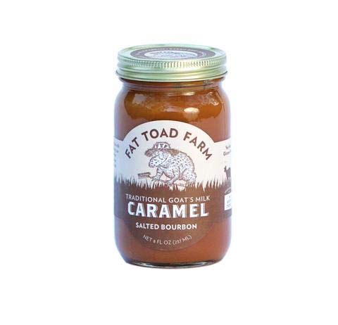 Fat Toad Farm, Vermont Salted Bourbon Caramel, Good Food Award Winner, 8OZ