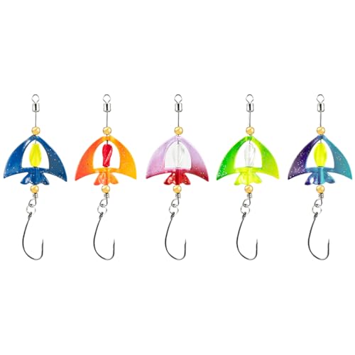 Kosesater バススピナーベイト,淡水域向け釣り仕掛けルアー - UV反射 回転ベイト 湖 川 ボートフィッシング対応