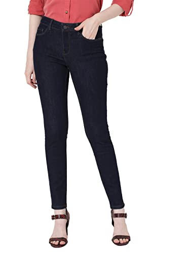 VERO MODA Vmseven Nw S Shape Up Jeans Vi500 Noos Slim, Bleu (Dark Blue Denim), XS/ 34W / 32L Femme