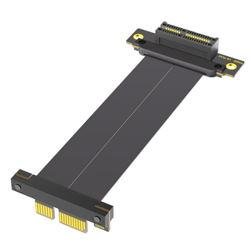 Câble d'extension PCIe X1 4.0 Sintech double angle 10cm pour carte d'extension PC