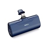 iWALK モバイルバッテリー 超小型 iPhone 4500mAh Lightning コネクター内蔵 コードレス 軽量 直接充電 急速充電 iPhone 14/13/13 Pro Max/13 Mini/12/12 Mini/12 Pro Max/11 Pro/XS Max/XR/X/8/7/6/Plus Airpods 充電対応 PSE認証済 iPhone用 ブルー