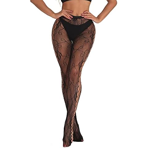 Fashion Tights Panties Silk Sexy Suspender Rose Hollow Rhinestone Stockings Sexy Socks Long Women's Tights plus Size Tights Fleece Lined Cover