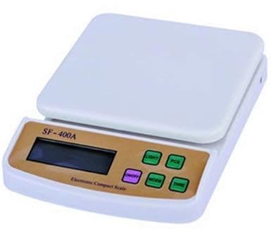 ACHARAJ Electronic Kitchen Digital Weighing Scale with Tare Function (10 Kg-SF 400A) -multicolor