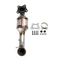 VIPIH Auspuff Katalysator Lambdasonde Catalytic Converter Universal Auto-Katalysatoren Edelstahl 9822117480 Passt für Peugeot 108 208 301 308 II Citroen C1 C3 C4 DS3 1.2 VTi