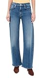Mother Women's The Lasso Sneak Jeans, Get 2 Birds Stoned, 30