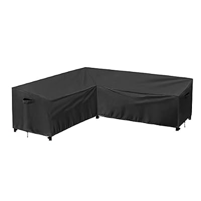 PureFit Outdoor Sectional Cover Waterproof L Shaped Patio Furniture Covers