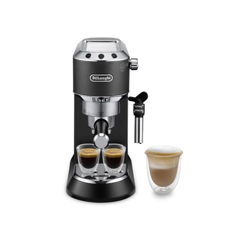 DeLonghi Dedica EC685.BK Cafetera de Espresso Compacta 15?Bar Negra