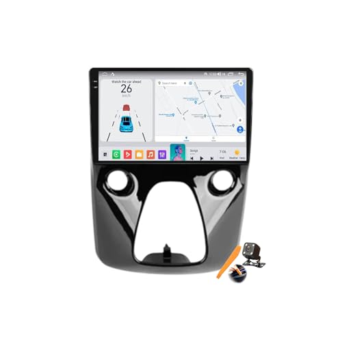 Autoradio GPS pour Aygo 108 C1, écran 10'' avec Android Auto CarPlay Bluetooth YLOXFW