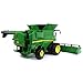TOMY Big Farm John Deere S690 Combine - 1:16 Scale - Includes Corn and Draper Head Attachments - Farm Toys with Realistic Lights and Sounds - Ages 3 Years and Up