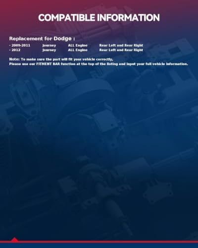 Image of KAX Rear Brake Caliper for 2009-2012 Dodge Journey