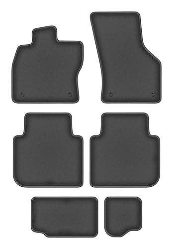 Tapis en polyamide graphite pour Seat Tarraco 7 places (2018-)