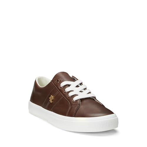 Lauren Ralph Lauren Women's Janson Ii Burnished Leather Sneakers2