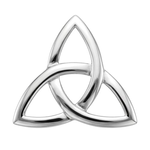 Broche celtique en argent pour sublimer une tenue de cérémonie ou un foulard en soie
