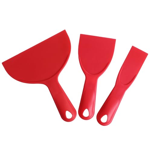 Fit for The Job 3pc Plastic Scraper Set 1.5 3 and 6 for Removing Wallpaper Smoothing Filler or Scraping Away Flaking Paint