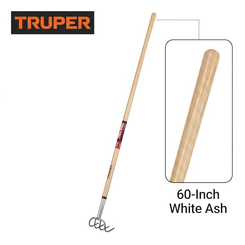 Cultivador Truper Tru Pro 4 púas, mango de madera 60 in miniatura 4