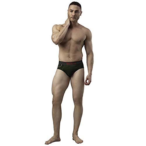 Image of Underjeans Men Cotton Blend Brief - Pack of 2
