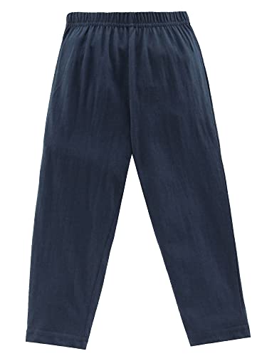 Image of KiddoPanti Boys Solid Pyjama Pant | 100% Soft Cotton Single Jersey | Comfortable Fit with Elastic Waistband & Single Front Pocket | Kids Track Pant