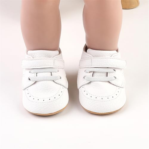 Image of RVROVIC Baby Boys Girls Anti-Slip Sneakers Soft Ankle Boots Toddler First Walkers Newborn Crib Shoes