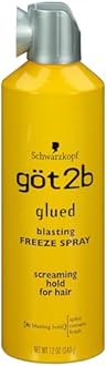 Got2b Glued Blasting Freeze Hairspray Aero, 12 Ounce (Pack of 6)