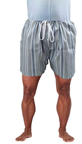 Image of Men's Lattha Traditional Pure Cotton Underwear aka Patta wala Janghiya, Dhari wala / Striped Undergarment, Khadi Latthe Ka Jangia, Nicker,Chaddi; Nade wala kachha with wide Miyani /Asan & Back Pocket & Drawstring /Nada