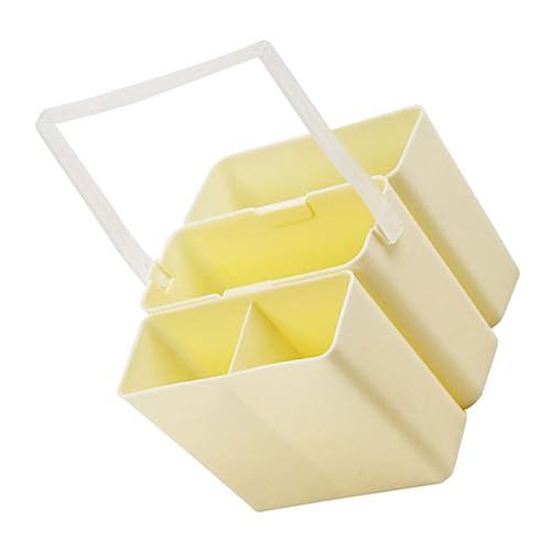 TEHAUX Paint Brush Bucket Multi-Functional Brush Washing Bucket Portable Paint Container Material