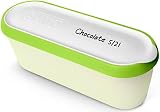 SUMO Ice Cream Containers for Homemade Ice Cream, 1.5 Quart, Reusable Freezer Storage (Green)