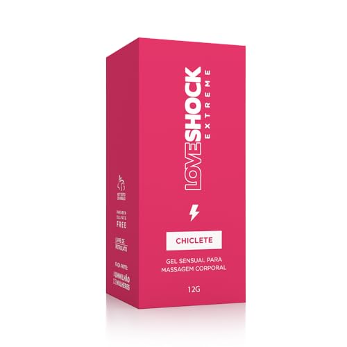 Gel Excitante Eletrizante Loveshock Extreme Beijável Chiclete 12g