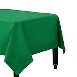 Karrma 4x Paper Disposable Table Cover Green 90x90cm - Tablecloth for Indoor or Outdoor - All Occasion Baby Shower, Wedding, Birthday, Christmas, Halloween, Easter Party Decorations