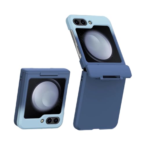 Coque Galaxy Z Flip 5 antichoc couleur bleu cyan ultra-fine