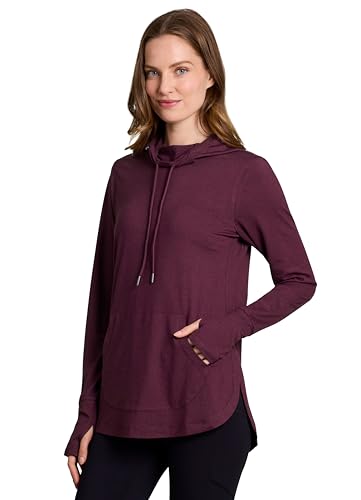 RBX Active Women's Fashion Yoga Long Sleeve Soft Lightweight Hoodie Pullover Top3