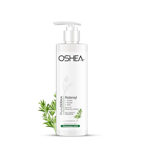 Image of Oshea PhytoDERMA Redensyl, Anagain, Baicapil, Rootbiotec HO | Biotin Anti Hairfall Shampoo | Infused with Rosemary Extract | For Revitalizing, Volumizing & Hair Density- Perfect All Hair Types | 250ml