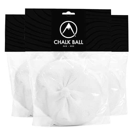 Psychi - Bola de magnesio para Hacer Escalada, Levantamiento de Pesas, Gimnasia y Baile en Barra - Pack de 3