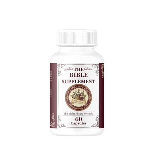 Tarsul The Bible Supplement Faith-Based Herbal Supplement with Eight Scriptural Ingredients for Daily Use Embrace Tradition with Biblical Herbal Supplements for Everyday Life