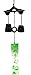 Japanese Cast Iron Wind Chime – Traditional Furin Bell for Garden and Outdoor Decoration, Hanging Temple Bell