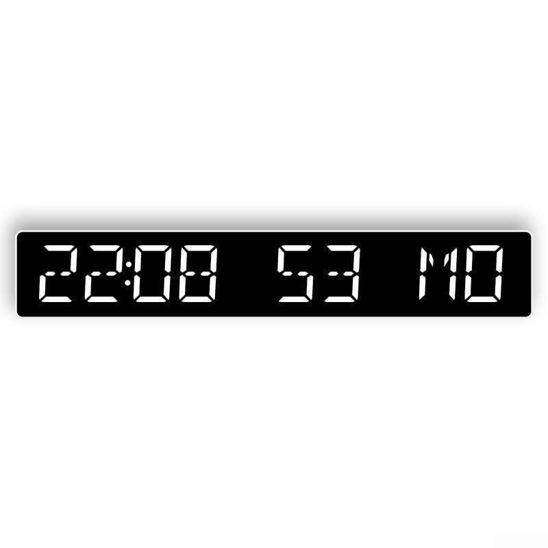 Wireless LED Digital Clock For Desktop With Auto For Time Setting Dual Alarm Function Countdown For Timer Up To 999 Days And 4 Brightness Levels(white white) โ image 1