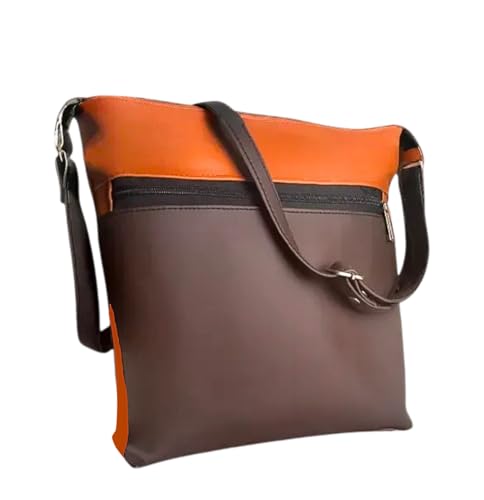 Alue Women Cross Body Sling Bag Large Size - Tan and Brown 1 31Ckr6FaG3L. SL500