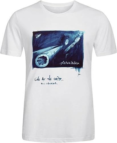 Photo de SHANGPIN Xavier Rudd Live at The Grid BC Canada Men's O-Neck Cotton T-Shirt White L