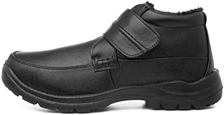 mens ankle boots with velcro fastening