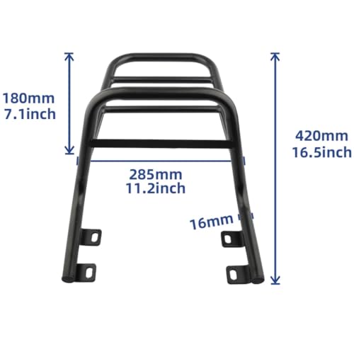 Support top case Royal Enfield Interceptor 650 en acier robuste finition premium