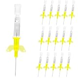 20-Pack Heparin Capped Pet IV Catheters 14G-26G - Sterile Veterinary IV Catheters for Dogs, Cats and Small Animals (IV-24G)