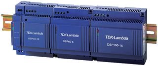 TDK LAMBDA DSP60-12 AC-DC Conv, DIN Rail, 1 O/P, 54W, 4.5A, 12V