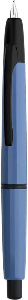 erofa Majohn A2 Press Fountain Pen Extra Fine Nib with Box, Retractable Yellow Resin Ink Pen with Converter Writing Pen Set (Silver Clip Version