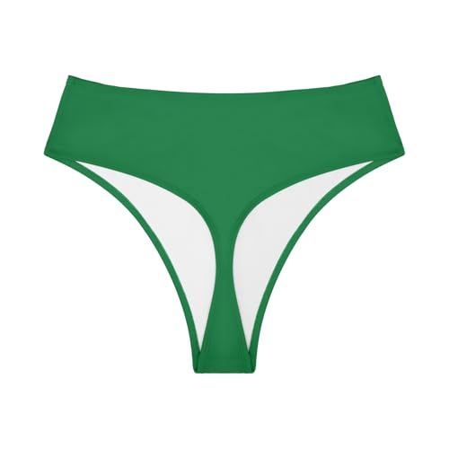 Bellecarrie Women's Thong Rave Bottoms High Waisted High Cut Bikini Bottoms…