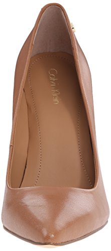 Image of Calvin Klein Women's Brady Platform Pump, Caramel, 11