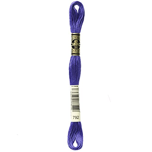 Image of DMC 6-Strand Embroidery Cotton Floss, Dark Cornflower Blue