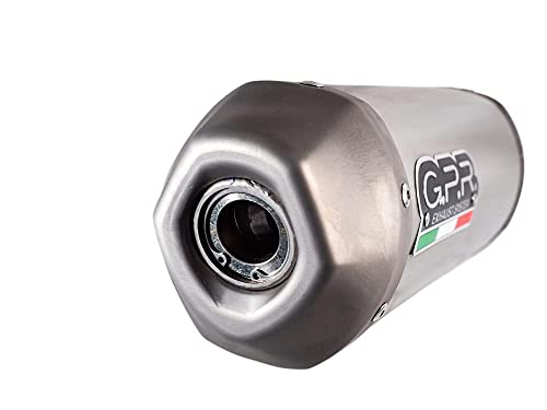 Auspuff GPR Yamaha Mt-03 300 2016/17 E3 Auspuff zugelassen mit Verbindungsstück GPR Pentasport, Full Titanium