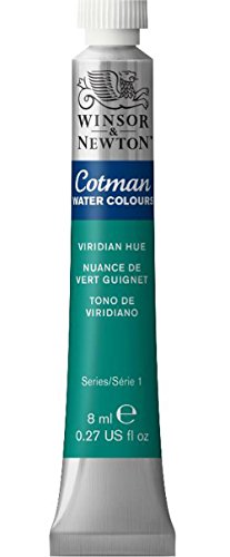 Winsor & Newton Cotman Watercolor Paint, 8ml (0.27-oz) Tube, Viridian Hue