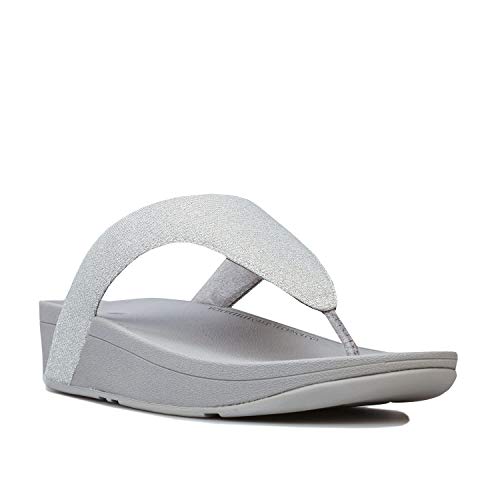 Image of FitFlop Women's LULU Suede Toe-Post Sandals | Lightweight Summer Walking Sandals with Cushioned Comfort, Arch Support & Grip