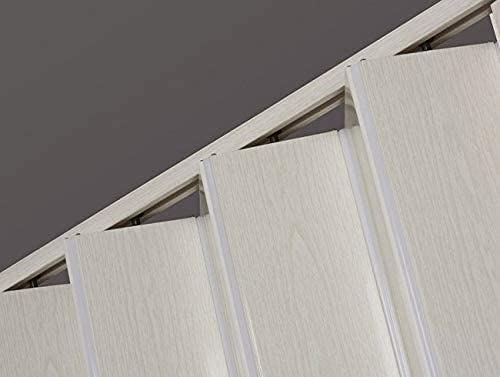 LTL Home Products HSP3680WA Oakmont Interior Accordion Folding Door, 36" x 80", White Ash
